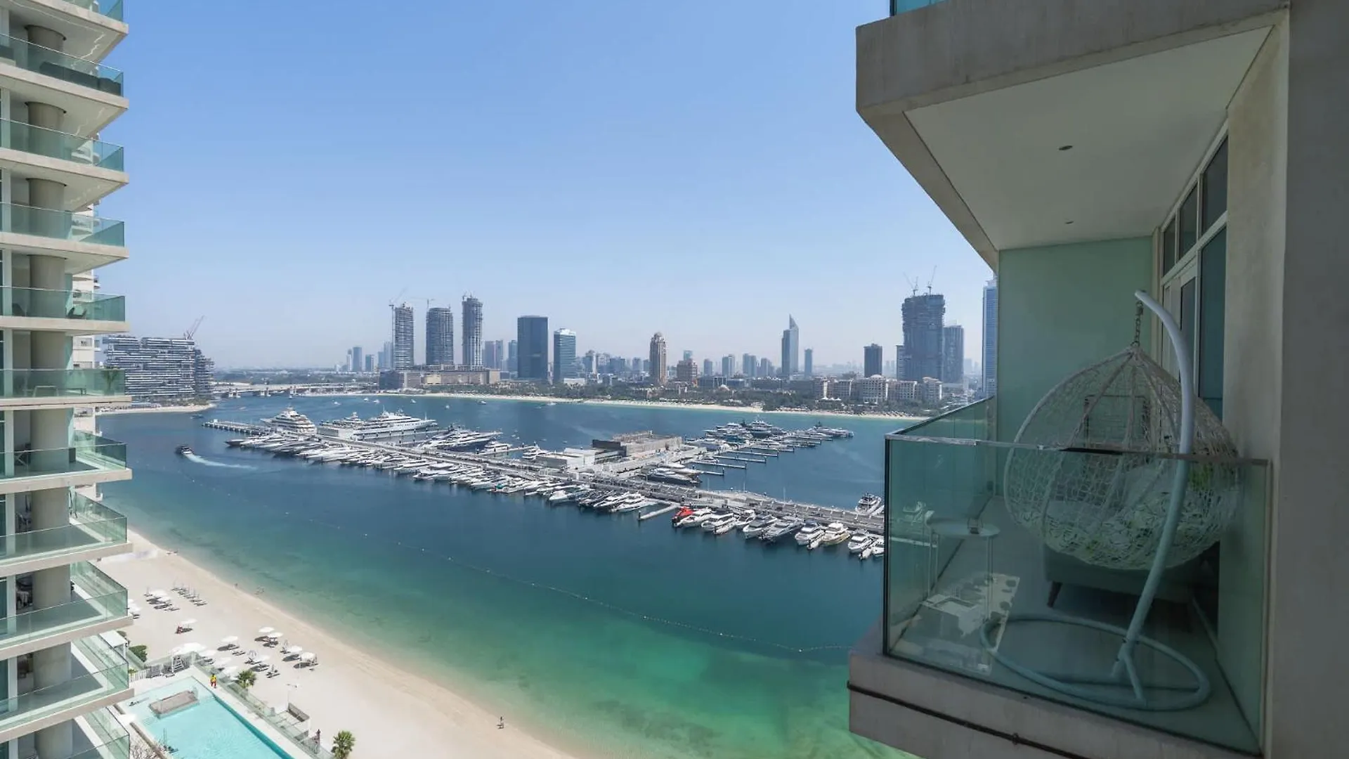 2 Bedroom In Emaar Beachfront With Beautiful Views Dubai Apartment
