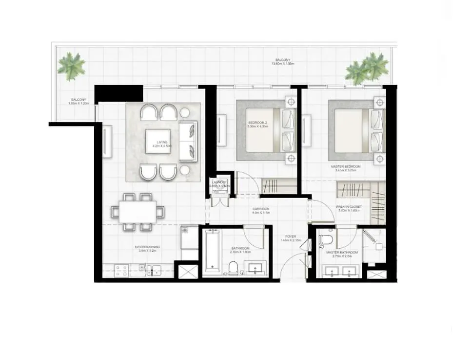 Apartment 2 Bedroom In Emaar Beachfront With Beautiful Views Dubai United Arab Emirates